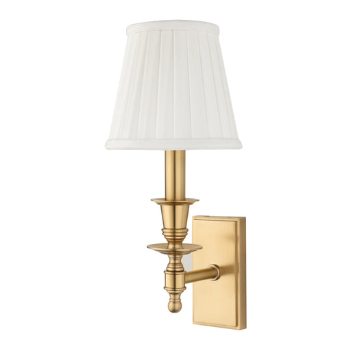 Hudson Valley - 6801-AGB - One Light Wall Sconce - Ludlow - Aged Brass