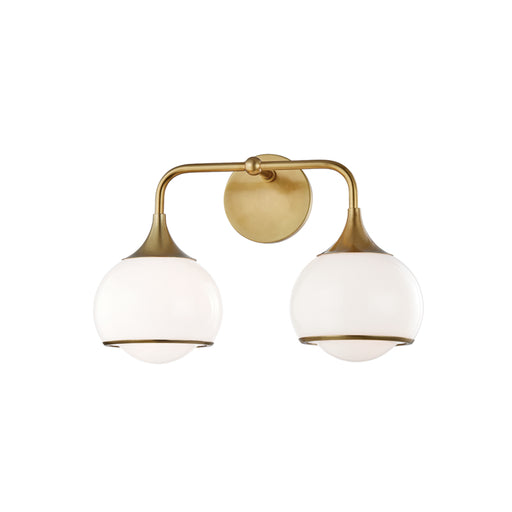 Mitzi - H281302-AGB - Two Light Wall Sconce - Reese