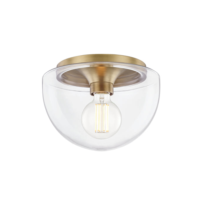 Mitzi - H284501S-AGB - One Light Flush Mount - Grace
