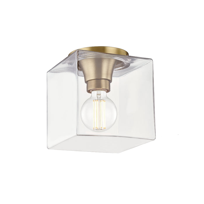Mitzi - H284501SQS-AGB - One Light Flush Mount - Grace