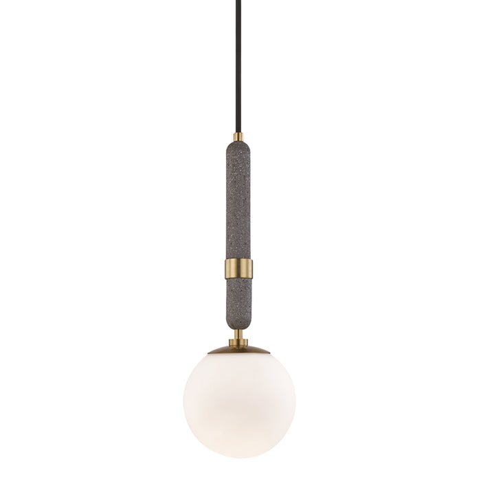 Mitzi - H289701S-AGB - One Light Pendant - Brielle