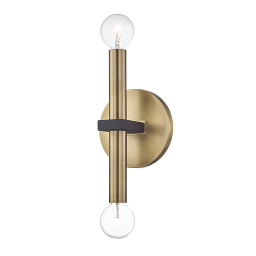 Mitzi - H296102-AGB/BK - Two Light Wall Sconce - Colette