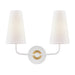 Mitzi - H318102-AGB/WH - Two Light Wall Sconce - Merri