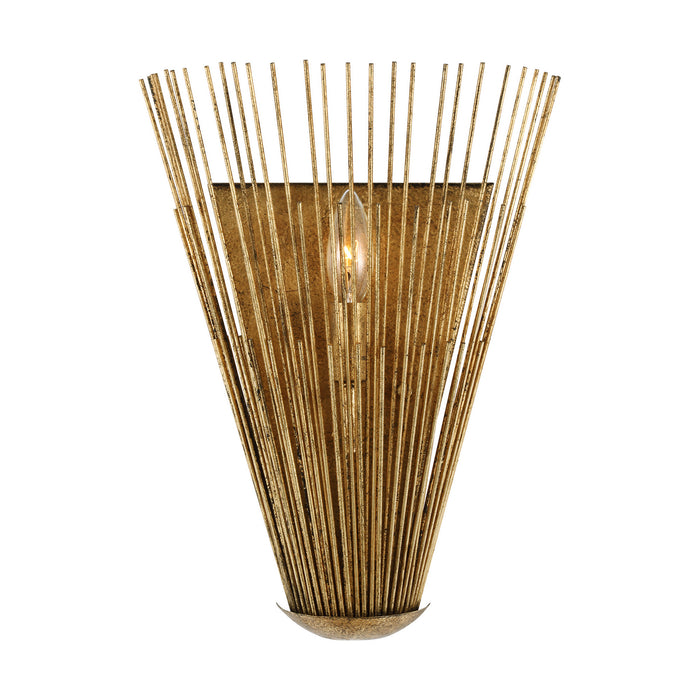 One Light Wall Sconce from the HELIOS collection in Antique Gild finish