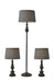 Adesso Home - 1591-01 - 3 Piece Floor And Table Lamp Set - Chandler - Dark Bronze