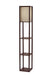 Adesso Home - 3138-15 - Floor Lamp - Wright - Walnut Wood Veneer On Mdf