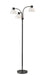 Adesso Home - 3566-01 - Three Light Floor Lamp - Presley - Black Nickel