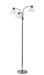 Adesso Home - 3566-09 - Three Light Floor Lamp - Presley - Polished Nickel