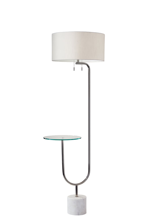 Adesso Home - 5426-22 - Two Light Floor Lamp - Sloan - White Marble