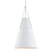Hudson Valley - 9914-WP - One Light Pendant - Lange - White Plaster