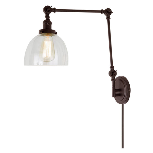 JVI Designs - 1257-08 S5 - One Light Swing Arm Wall Sconce - Soho - Oil Rubbed Bronze