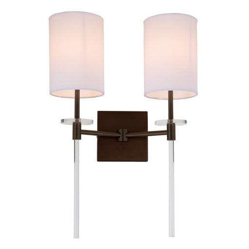 JVI Designs - 1262-08 - Two Light Wall Sconce - Sutton - Oil Rubbed Bronze