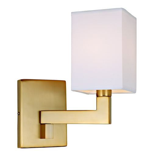 JVI Designs - 1263-10 - One Light Swing Arm Wall Sconce - Allston - Satin Brass