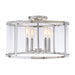 JVI Designs - 3061-15 - Four Light Semi-Flush Mount - Bryant - Polished Nickel