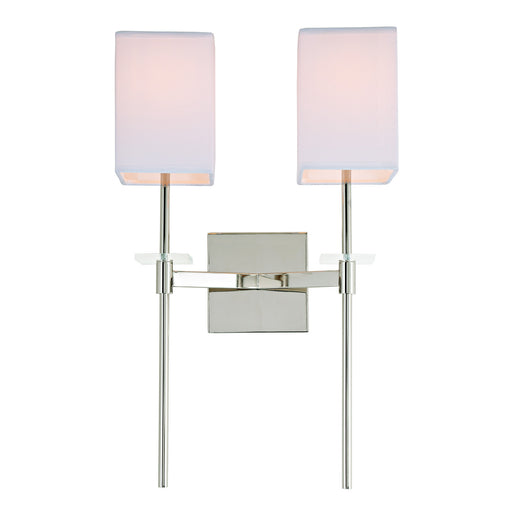 JVI Designs - 442-15 - Two Light Wall Sconce - Marcus - Polished Nickel