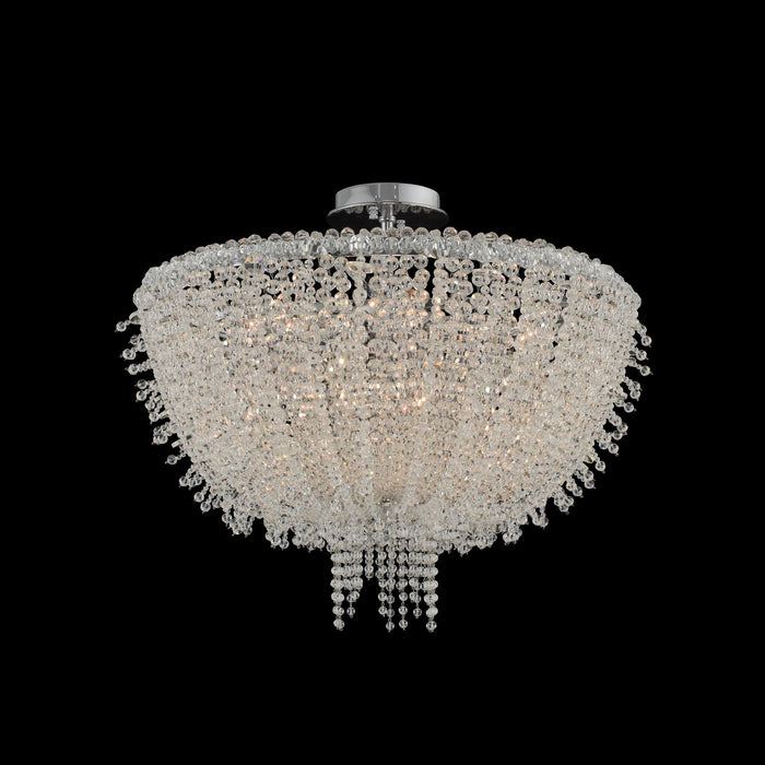 Allegri - 030640-010-FR001 - Eight Light Flush Mount - Cielo - Chrome
