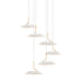 Koncept - RYP-C6-SW-MWG - LED Pendant - Royyo - Matte White With Gold