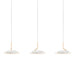 Koncept - RYP-L3-SW-MWG - LED Pendant - Royyo - Matte White With Gold