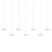 Koncept - RYP-L7-SW-MWG - LED Pendant - Royyo - Matte White With Gold
