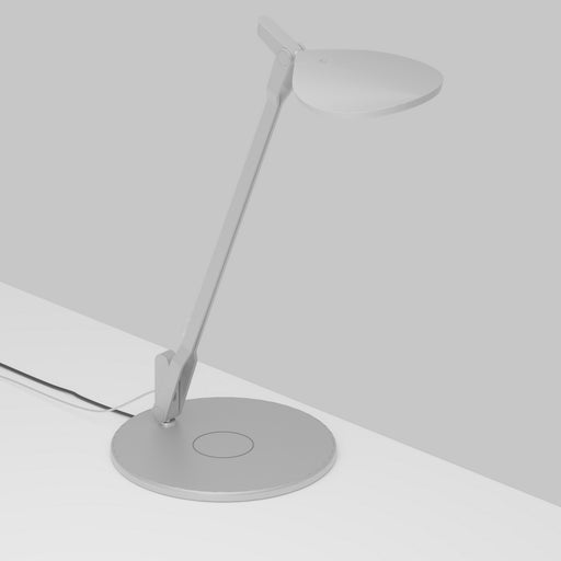 Koncept - SPY-W-SIL-USB-QCB - LED Desk Lamp - Splitty - Silver