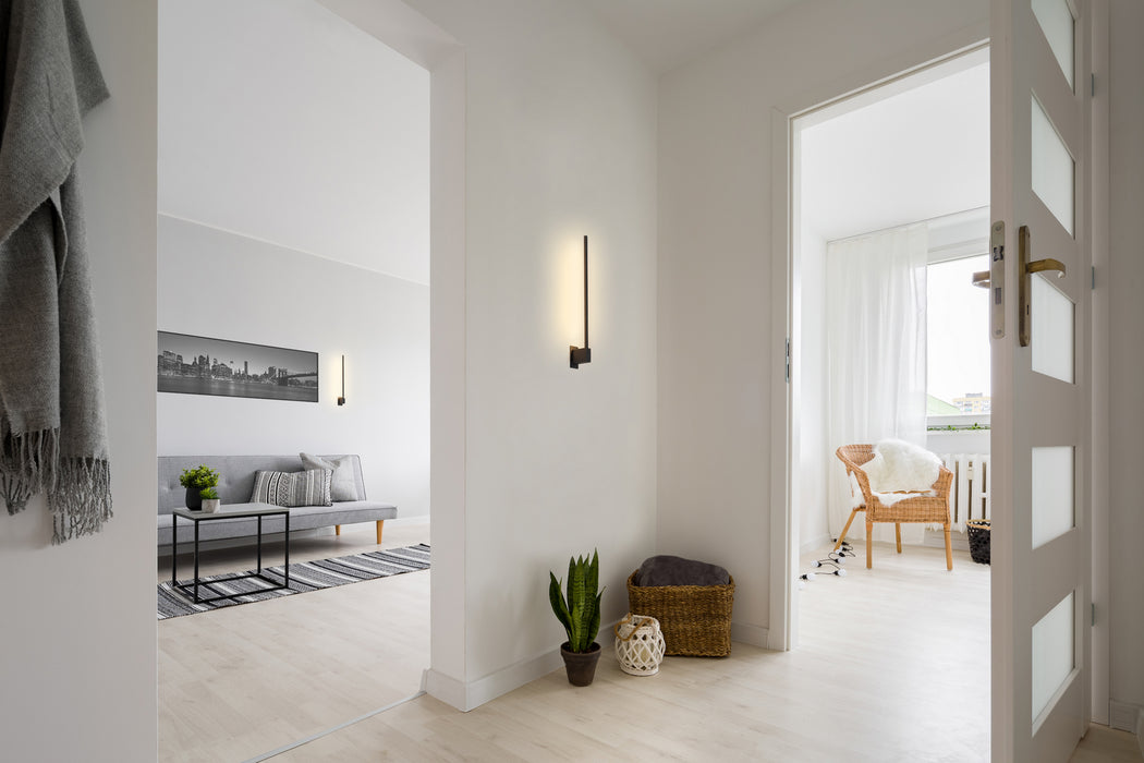 LED Wall Sconce from the Z-Bar collection in Matte Black finish