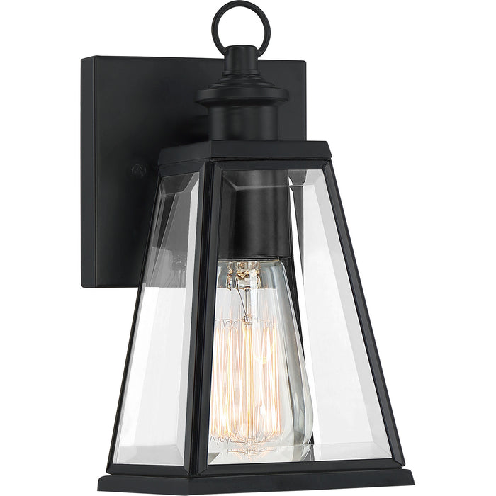 Quoizel - PAX8305MBK - One Light Outdoor Wall Lantern - Paxton - Matte Black