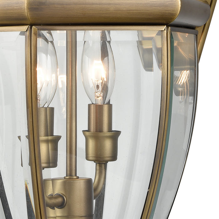 Two Light Wall Sconce from the Ashford collection in Antique Brass finish