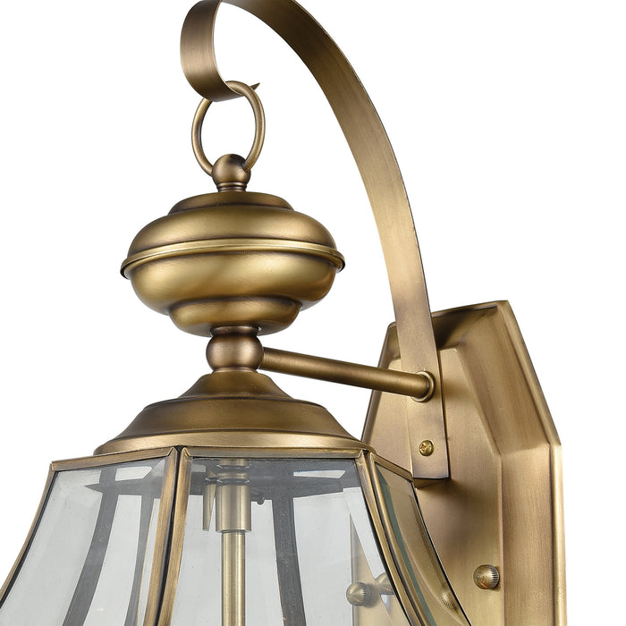 Two Light Wall Sconce from the Ashford collection in Antique Brass finish