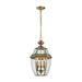 ELK Home - 8603EH/89 - Three Light Hanging Lantern - Ashford - Antique Brass