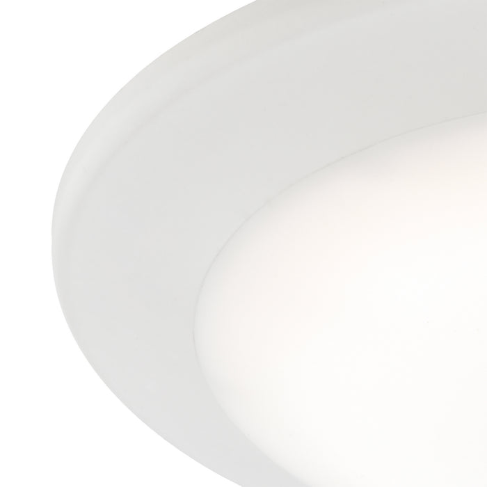 LED Flush Mount from the Plandome collection in Matte White finish