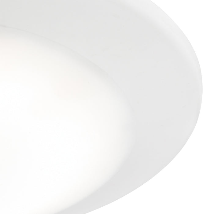 LED Flush Mount from the Plandome collection in Matte White finish