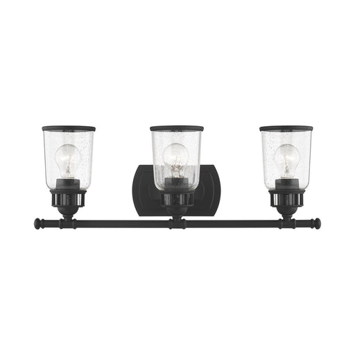 Livex Lighting - 10513-04 - Three Light Vanity - Lawrenceville - Black