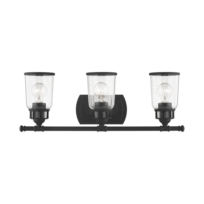 Livex Lighting - 10513-04 - Three Light Vanity - Lawrenceville - Black