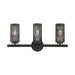 Livex Lighting - 14123-04 - Three Light Vanity - Industro - Black with Brushed Nickel Accents