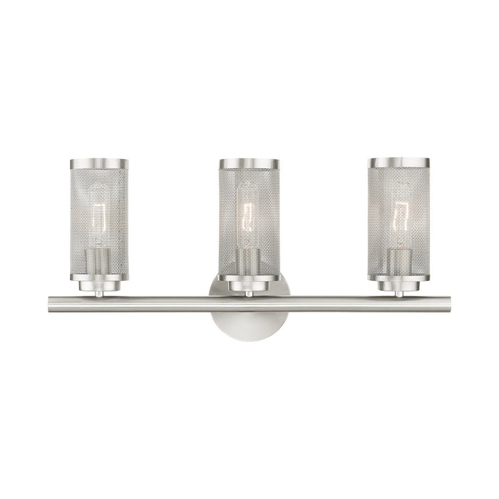Livex Lighting - 14123-91 - Three Light Vanity - Industro - Brushed Nickel
