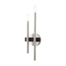 Livex Lighting - 15582-91 - Two Light Wall Sconce - Denmark - Brushed Nickel with Bronze Accents