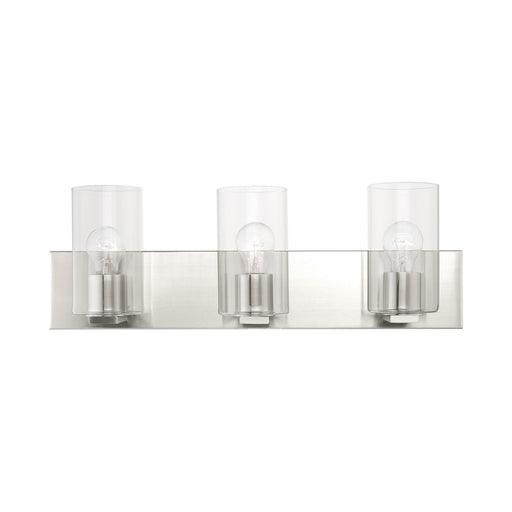 Livex Lighting - 16553-91 - Three Light Vanity - Zurich - Brushed Nickel