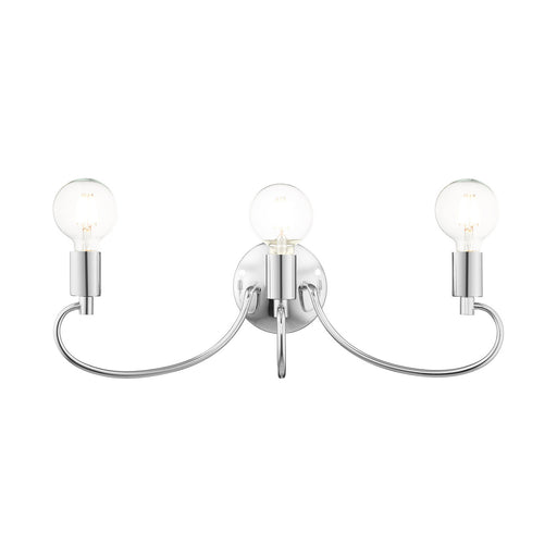 Livex Lighting - 16583-05 - Three Light Vanity - Bari - Polished Chrome