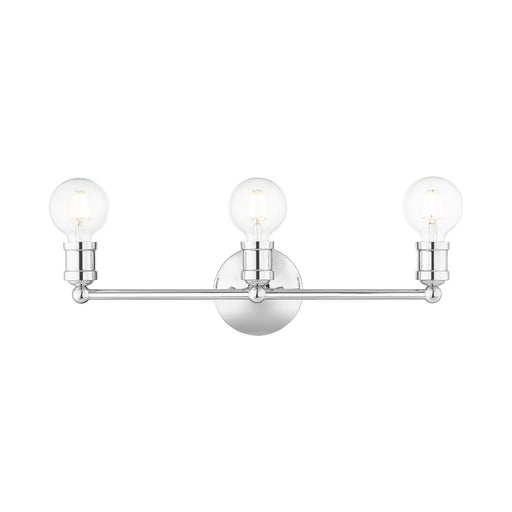 Livex Lighting - 16713-05 - Three Light Vanity - Lansdale - Polished Chrome