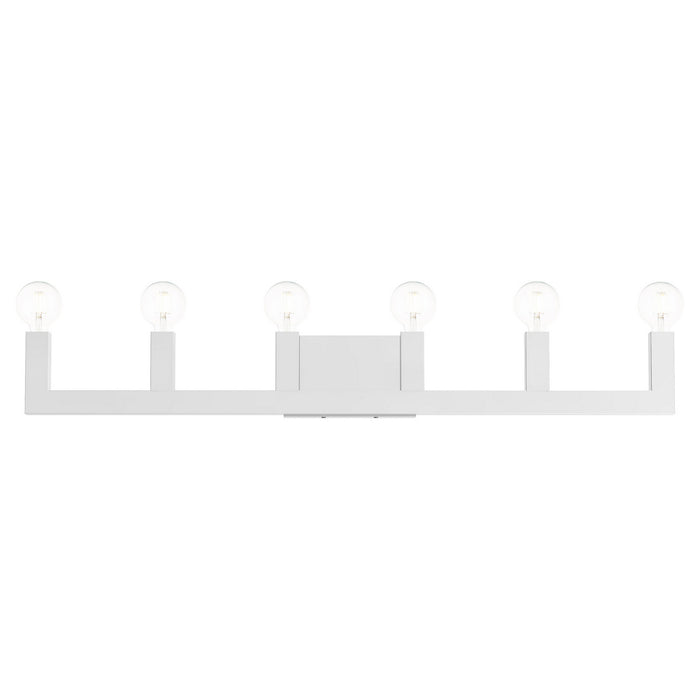 Livex Lighting - 16815-05 - Six Light Vanity - Solna - Polished Chrome
