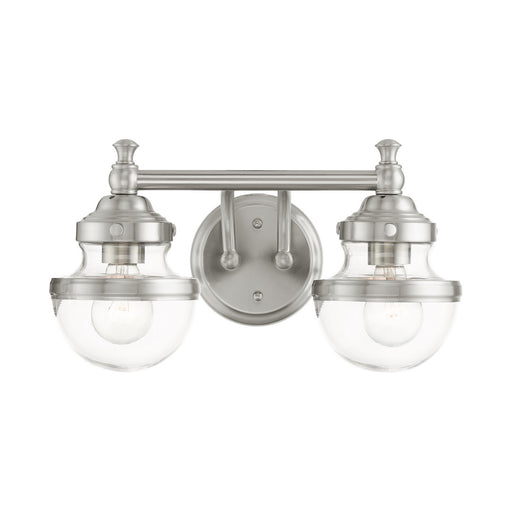 Livex Lighting - 17412-91 - Two Light Vanity - Oldwick - Brushed Nickel