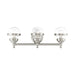 Livex Lighting - 17413-91 - Three Light Vanity - Oldwick - Brushed Nickel