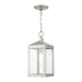 Livex Lighting - 20591-91 - One Light Outdoor Pendant - Nyack - Brushed Nickel