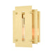 Livex Lighting - 21771-12 - One Light Outdoor Wall Lantern - Utrecht - Satin Brass