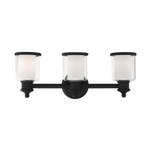 Livex Lighting - 40213-04 - Three Light Vanity - Middlebush - Black