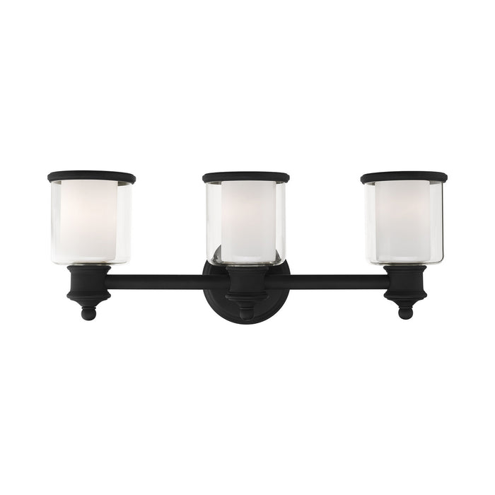 Livex Lighting - 40213-04 - Three Light Vanity - Middlebush - Black