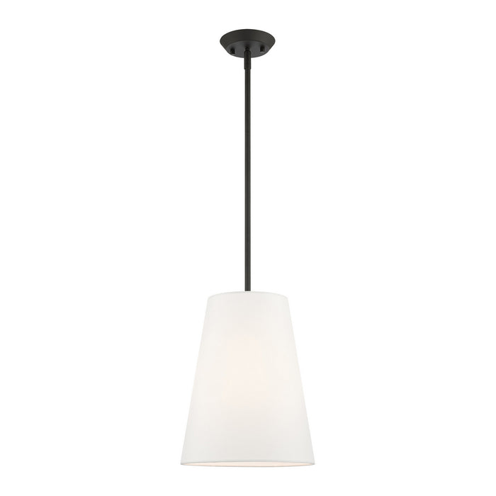 Livex Lighting - 40567-04 - One Light Pendant - Prato - Black