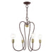 Livex Lighting - 41364-07 - Four Light Chandelier - Lucerne - Bronze with Antique Brass Accents