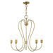 Livex Lighting - 41365-01 - Five Light Chandelier - Lucerne - Antique Brass