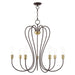 Livex Lighting - 41367-07 - Seven Light Chandelier - Lucerne - Bronze with Antique Brass Accents